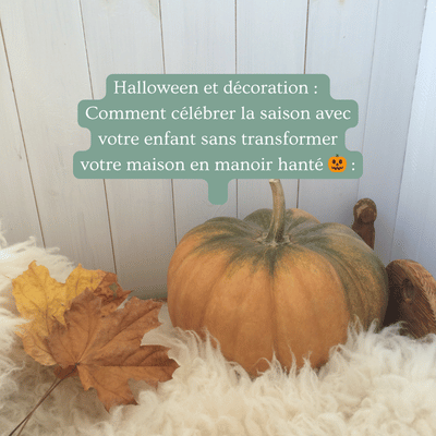 Citrouilles feuilles Halloween