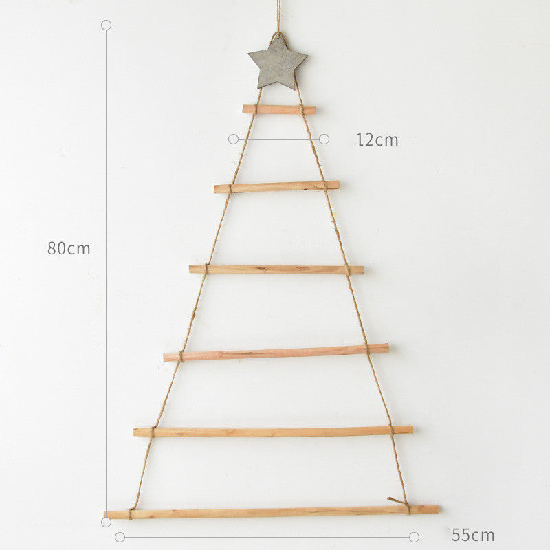 Arbre de Noël en bois à suspendre Accessoires de cuisine 