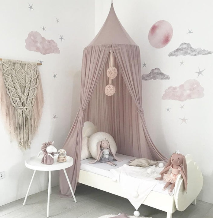 Ciel de lit enfant en mousseline de soi Accessoires de cuisine