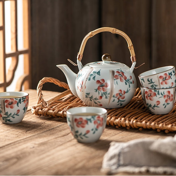 Ensemble théière + 4 tasses vintage Accessoires de cuisine