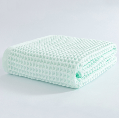 Coton serviette de bain grande serviette Light green Vase