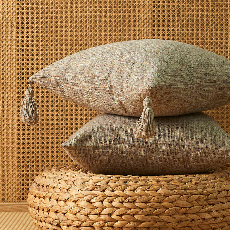 Housse de coussin en coton et lin Accessoires de cuisine