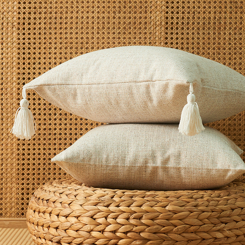 Housse de coussin en coton et lin Accessoires de cuisine