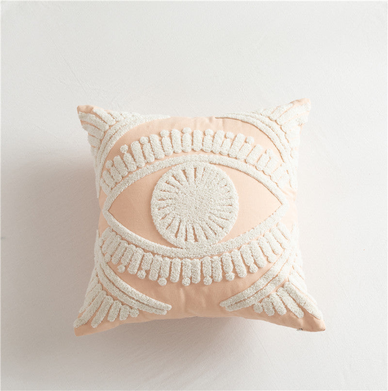 Housse de coussin scandinave brodée en coton Accessoires de cuisine 