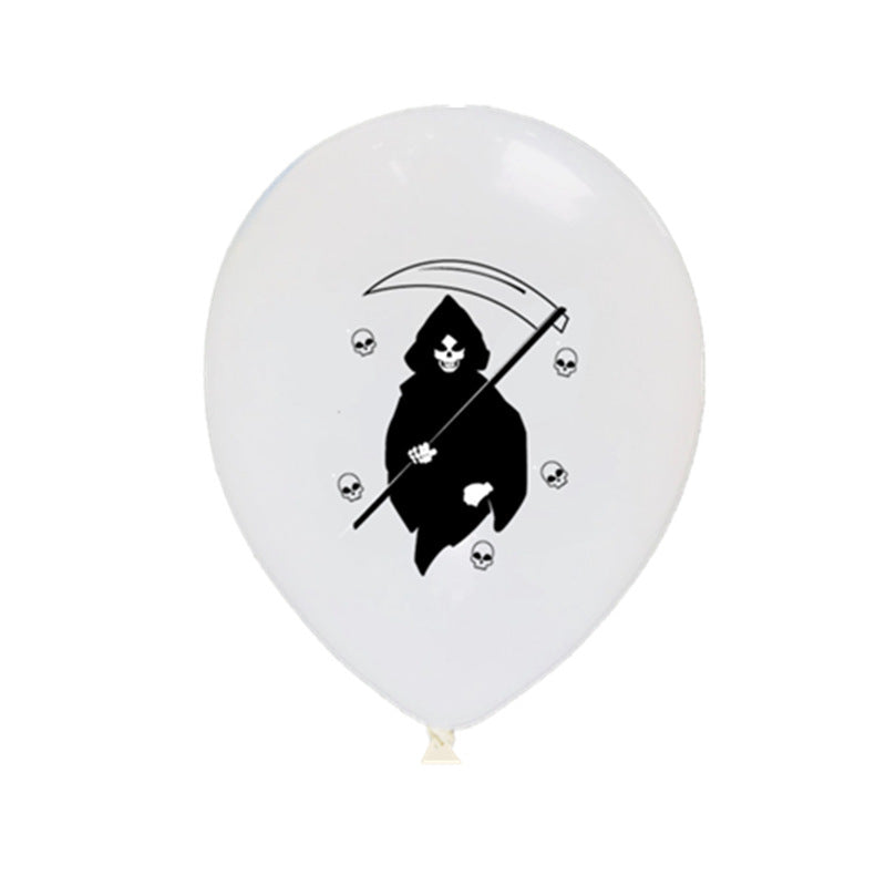 Lot de 10 ballons Halloween en latex Accessoires de cuisine 