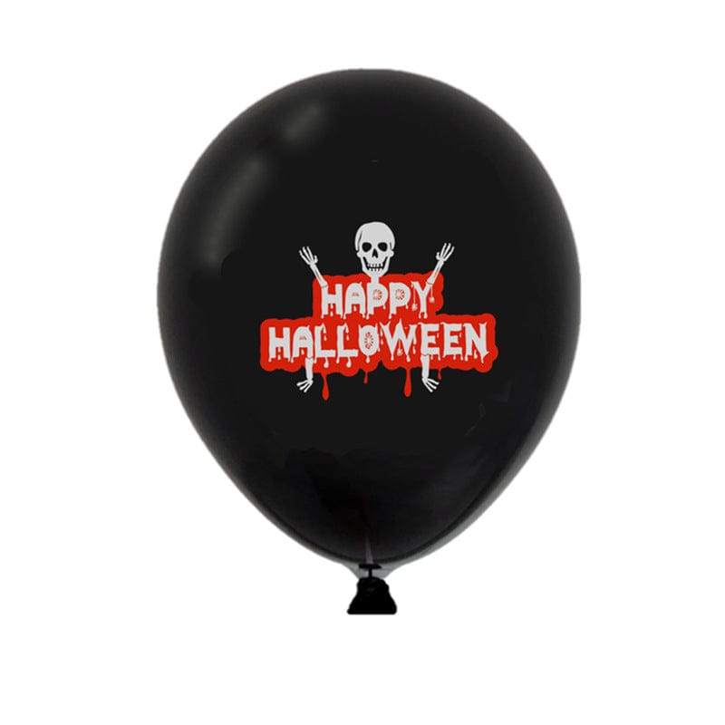 Lot de 10 ballons Halloween en latex Accessoires de cuisine 