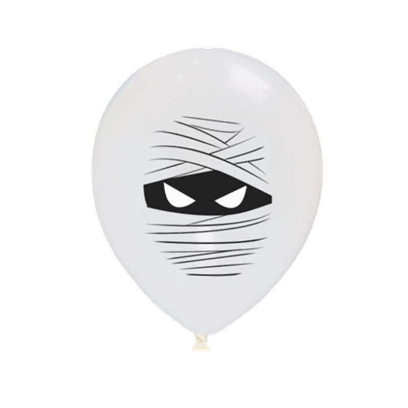 Lot de 10 ballons Halloween en latex Accessoires de cuisine 