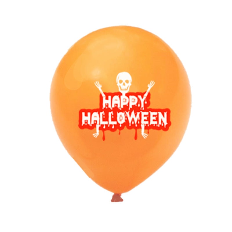 Lot de 10 ballons Halloween en latex Accessoires de cuisine 