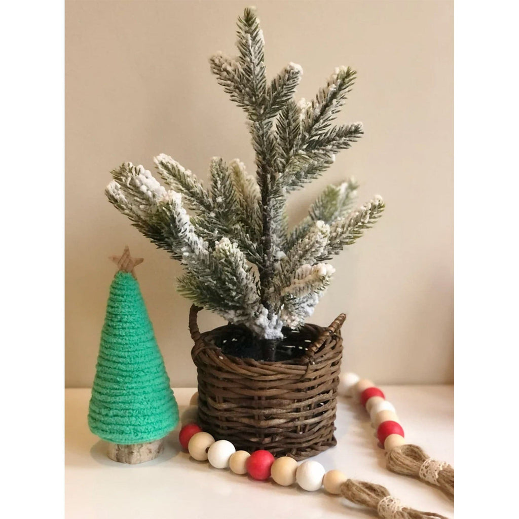 Mini arbre de Noël en coton Accessoires de cuisine 