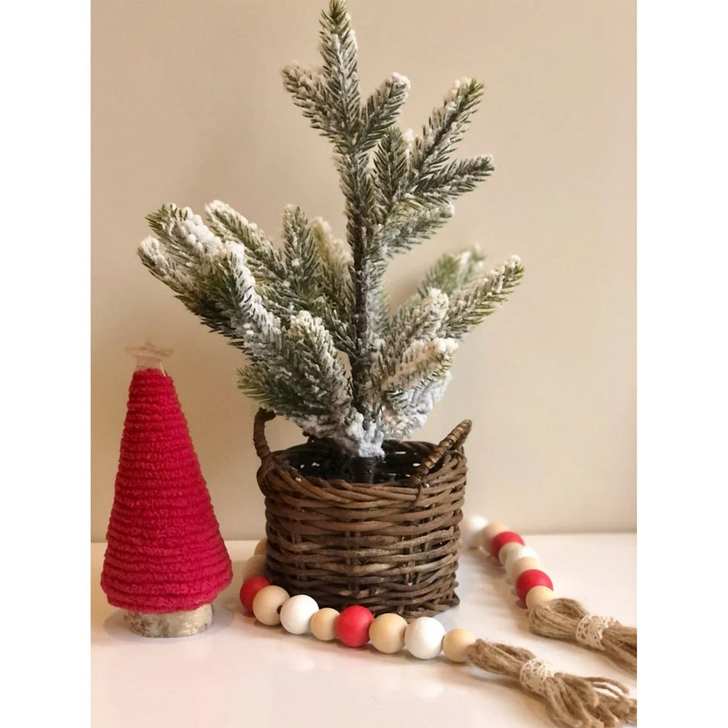 Mini arbre de Noël en coton Accessoires de cuisine 