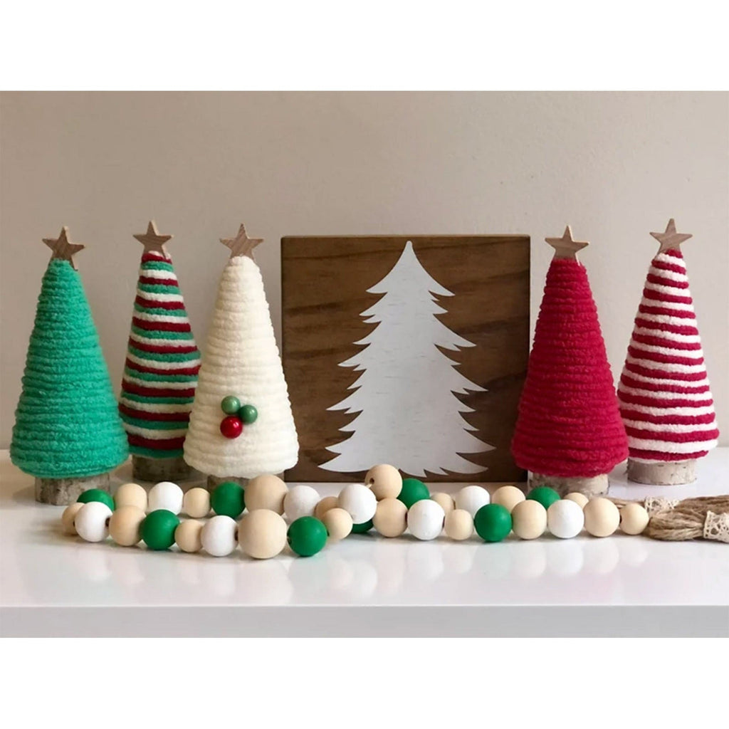 Mini arbre de Noël en coton Accessoires de cuisine 