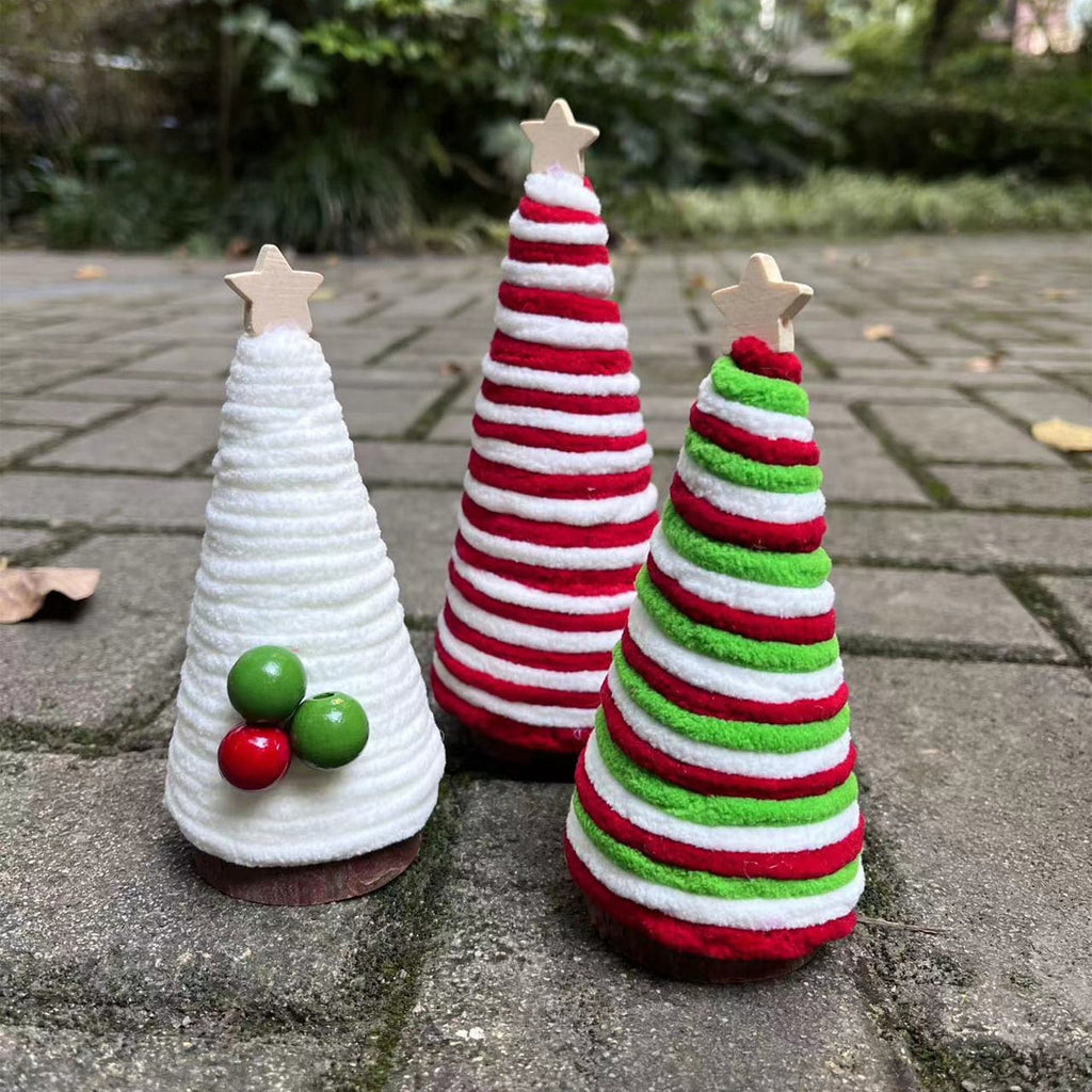 Mini arbre de Noël en coton Accessoires de cuisine 