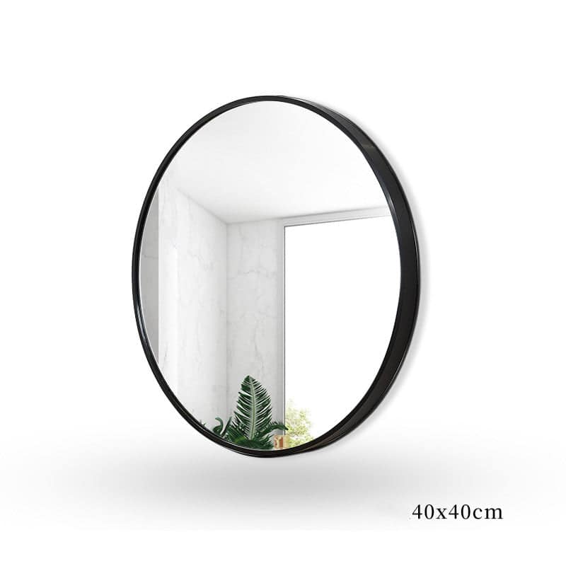 Aluminum Alloy Bathroom Mirror Toilet Vanity Mirror Vase