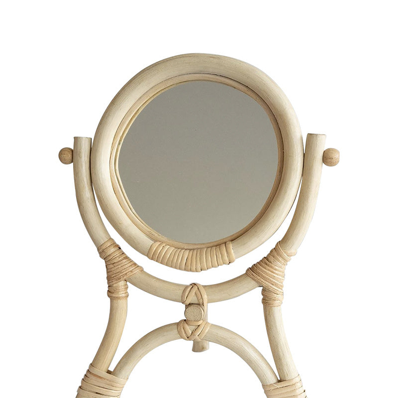 Miroir rond en rotin Accessoires de cuisine 