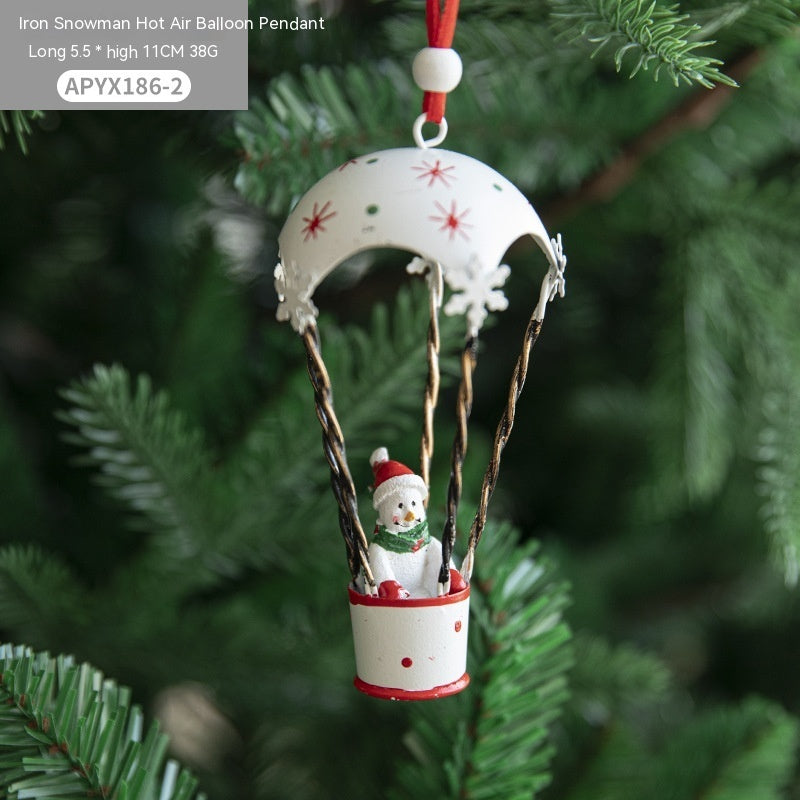 Montgolfière de Noël en fer Accessoires de cuisine 