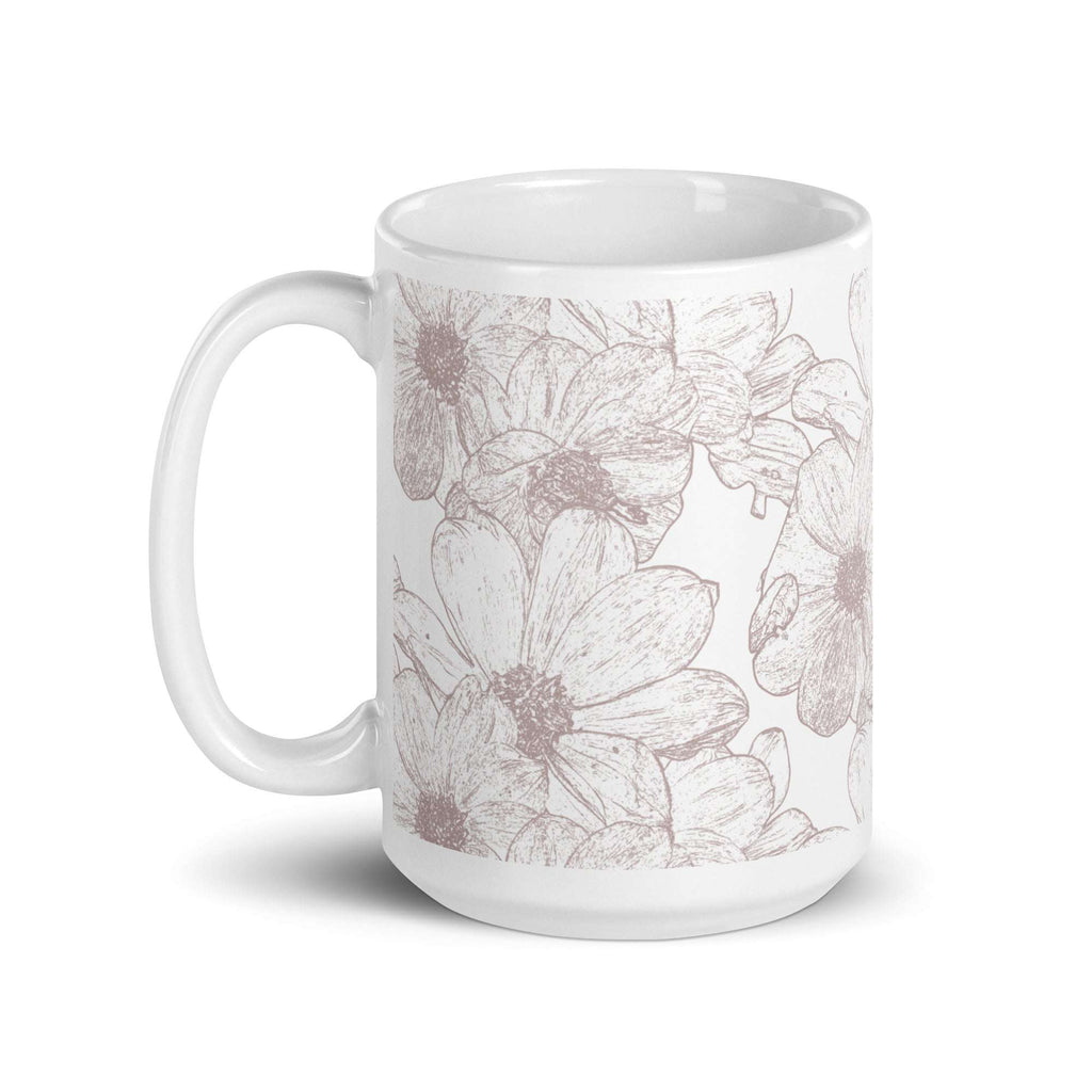 Mug dahlia céramique