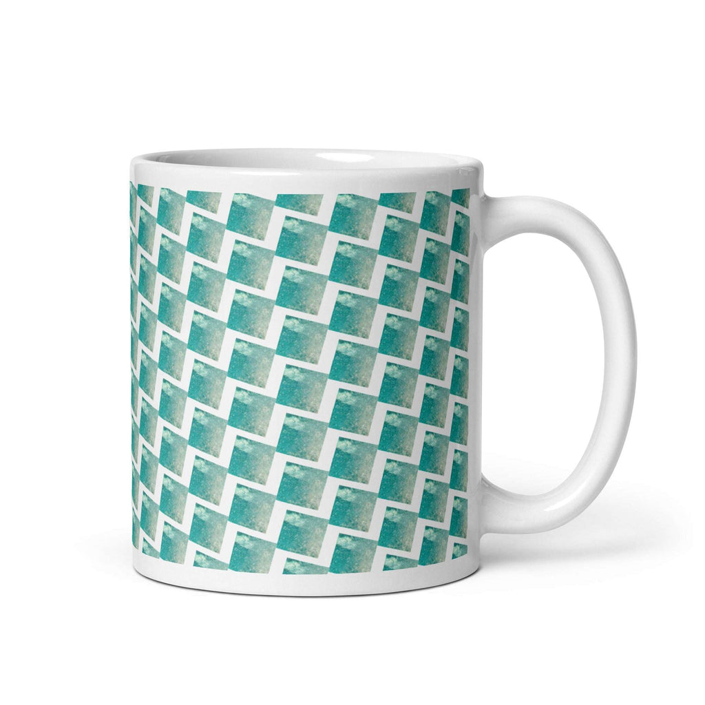 Mug graphiques turquoise