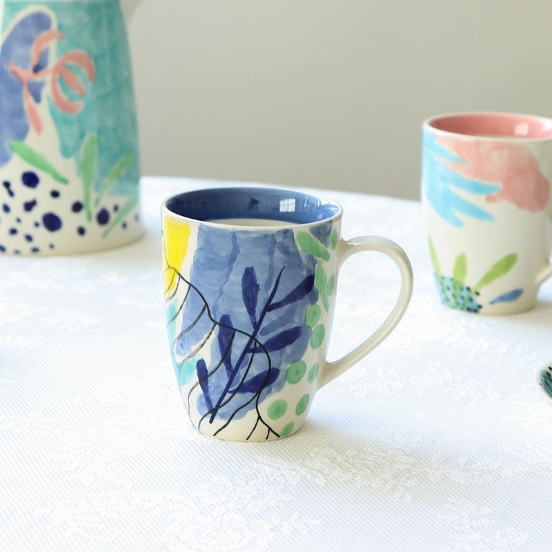 Mug dessin en porcelaine Vaisselle 