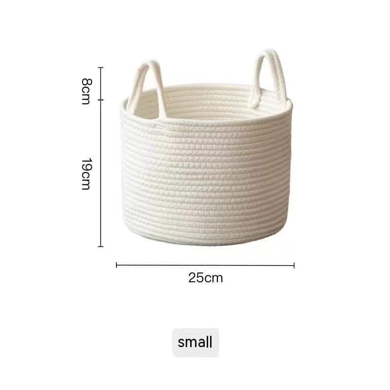 Panier blanc multi-fonction en jute Vase