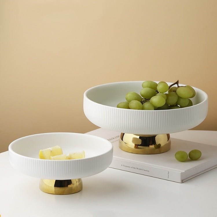 Plateau de fruits moderne scandinave en porcelaine Accessoires de cuisine 