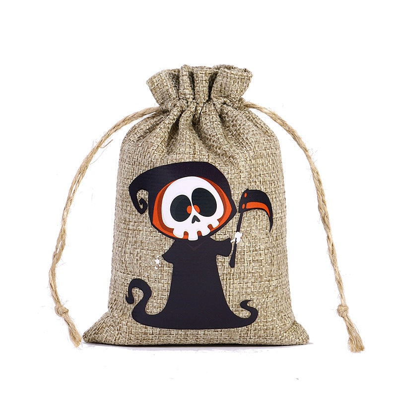 Sac bonbon Halloween en jute Accessoires de cuisine 