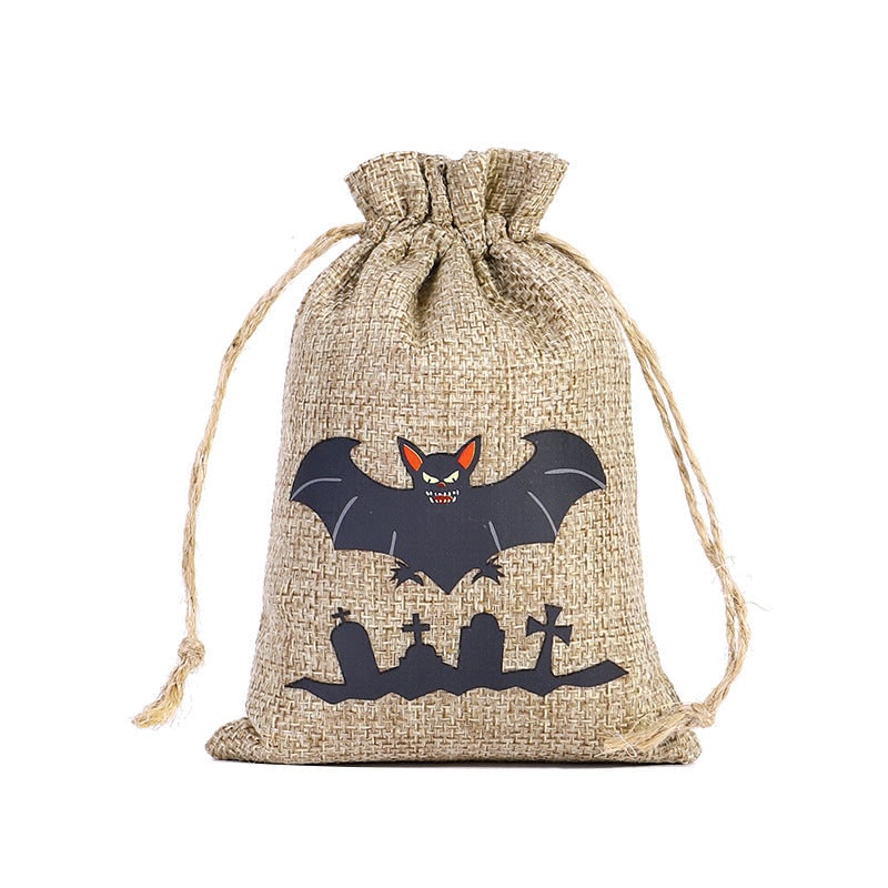 Sac bonbon Halloween en jute Accessoires de cuisine 