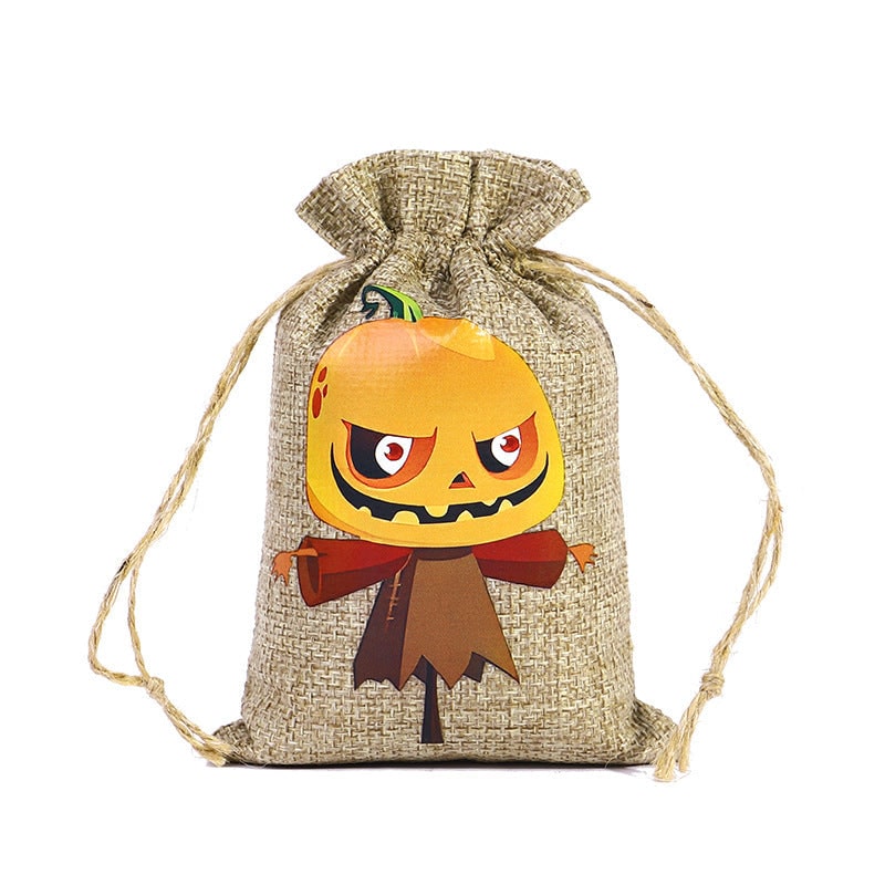 Sac bonbon Halloween en jute Accessoires de cuisine 