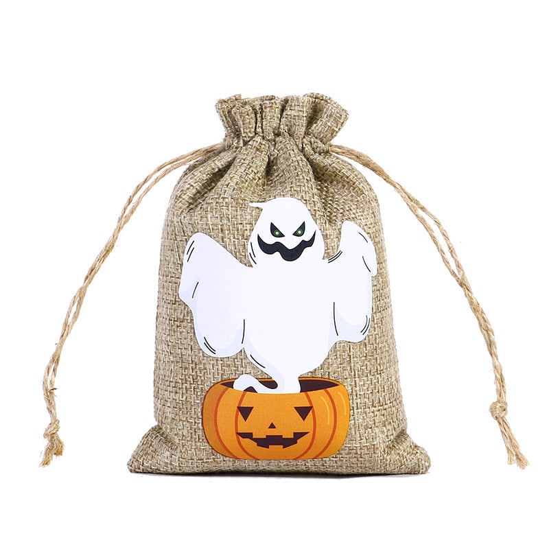 Sac bonbon Halloween en jute Accessoires de cuisine 