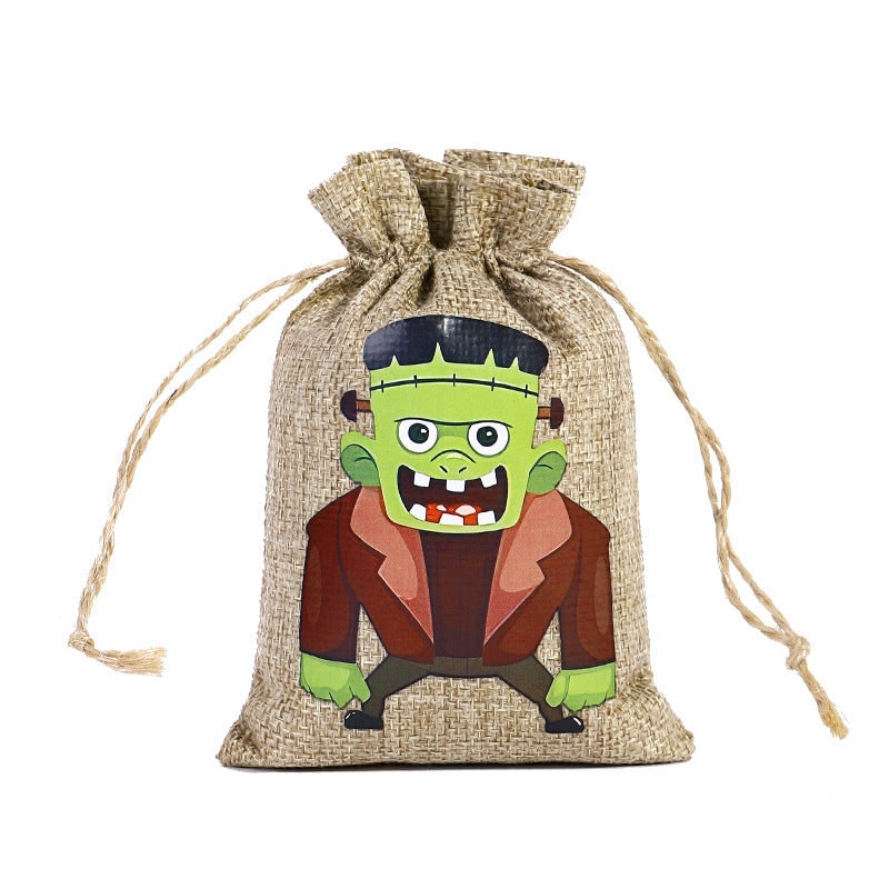 Sac bonbon Halloween en jute Accessoires de cuisine 