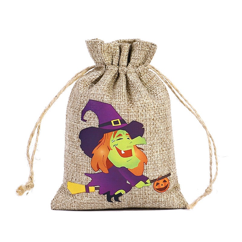 Sac bonbon Halloween en jute Accessoires de cuisine 