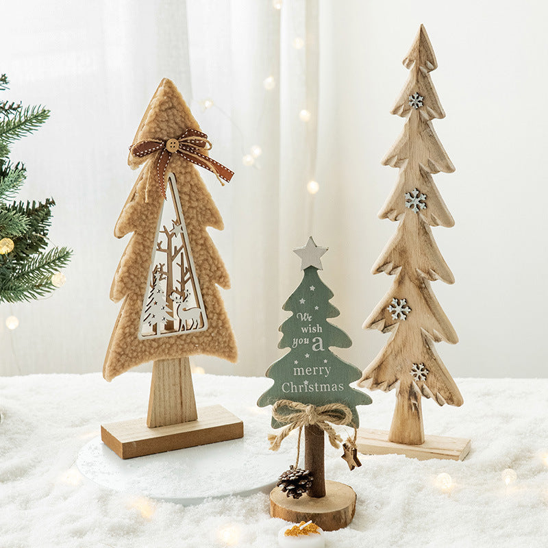 Sapin de Noël nordique en bois Accessoires de cuisine 