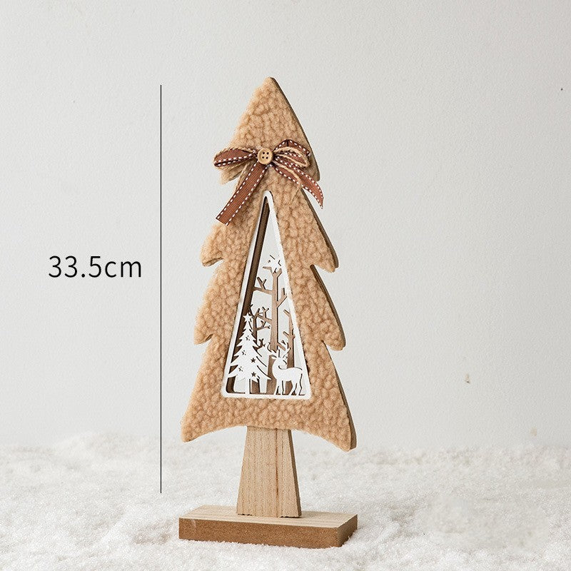 Sapin de Noël nordique en bois Accessoires de cuisine 