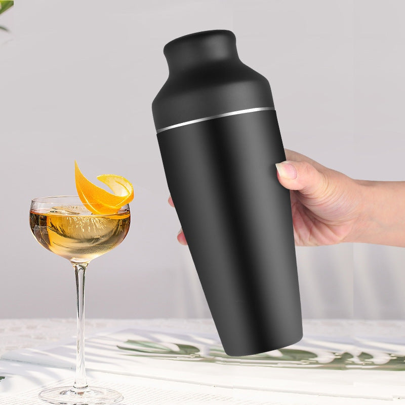 Set à cocktail noir 8 pièces en acier inoxydable Accessoires de cuisine 