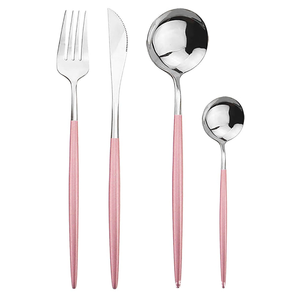 Sets de couverts 24 pièces en acier inoxydable Accessoires de cuisine