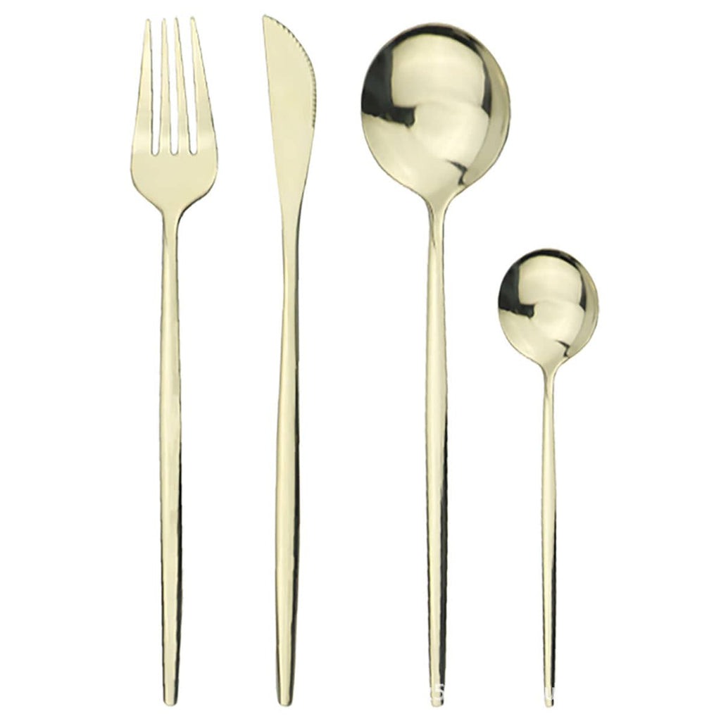 Sets de couverts 24 pièces en acier inoxydable Accessoires de cuisine