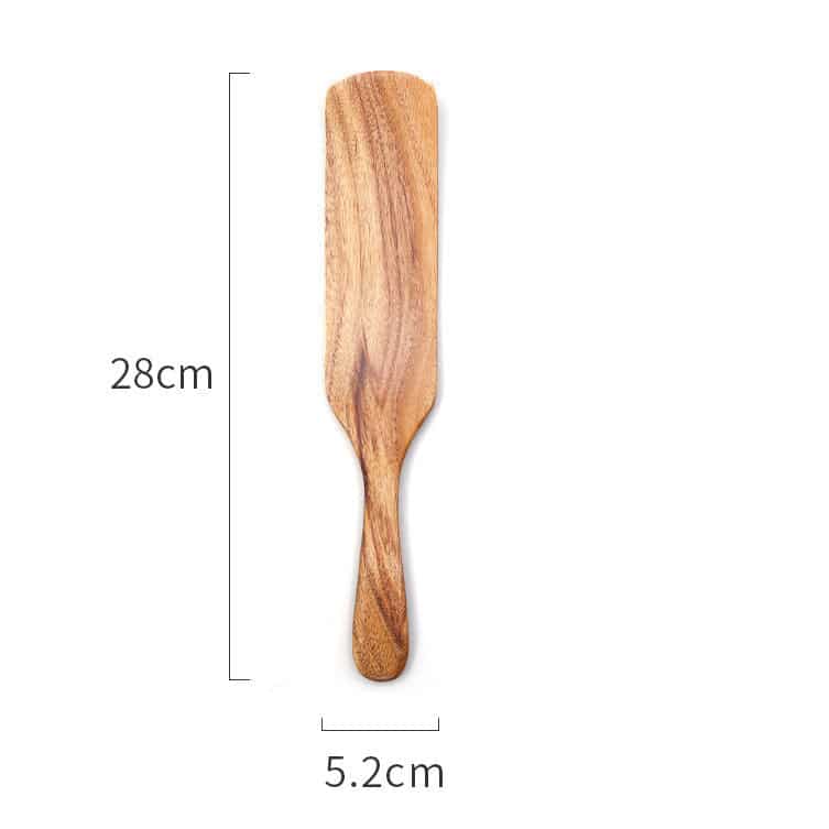 Spatule de cuisine en teck 28 x 5,2 cm Vase 