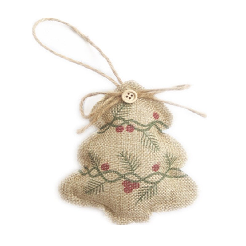 Suspension de Noël en jute Accessoires de cuisine 