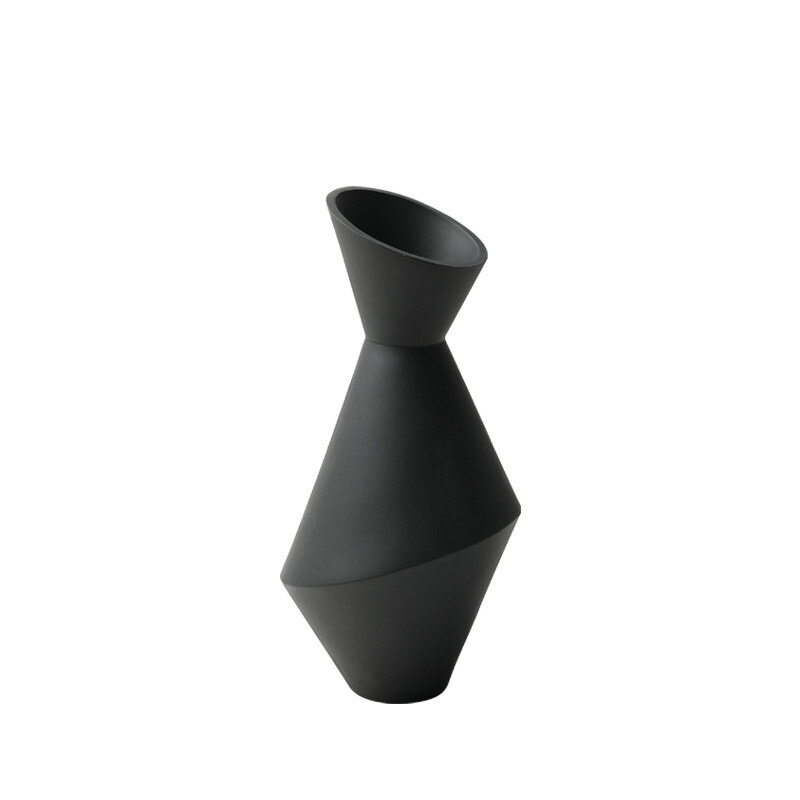 Vase en céramique Noir Vase 