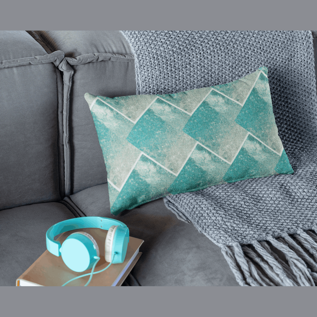 Housse de Coussin "Saut des vagues" - Fabrication artisanale